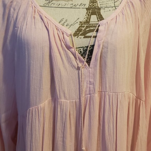 NWT Old Navy Pink peasant top - Picture 2 of 6